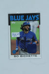 Bo Bichette 2021 Topps - 1986 Topps Baseball Relics #86R-BB  Jersey Card