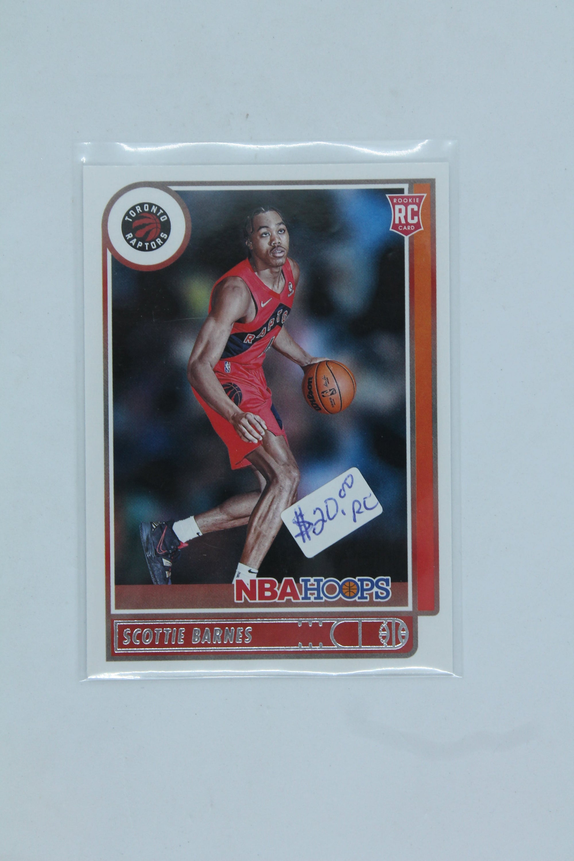 Scottie Barnes 2021-22 Panini NBA Hoops Rookie Card