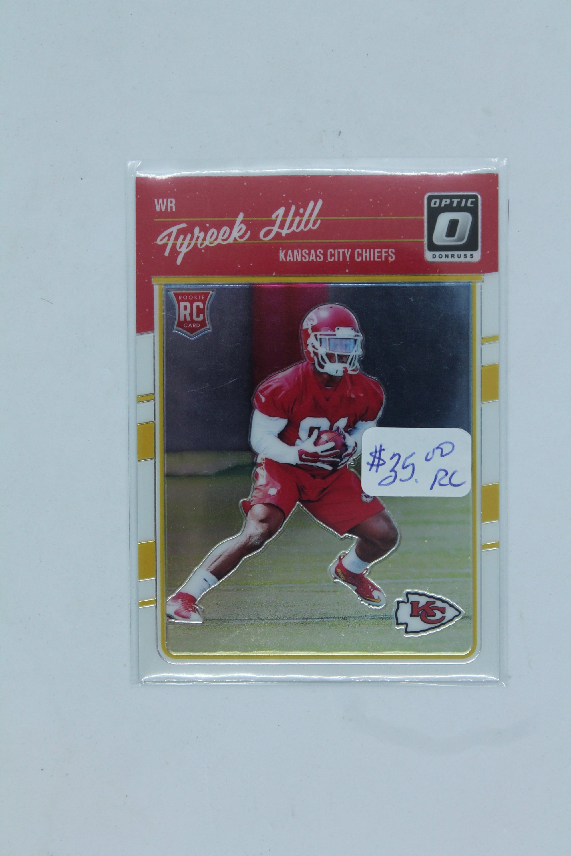 Tyreek Hill 2016 Donruss Optic Rookie Card