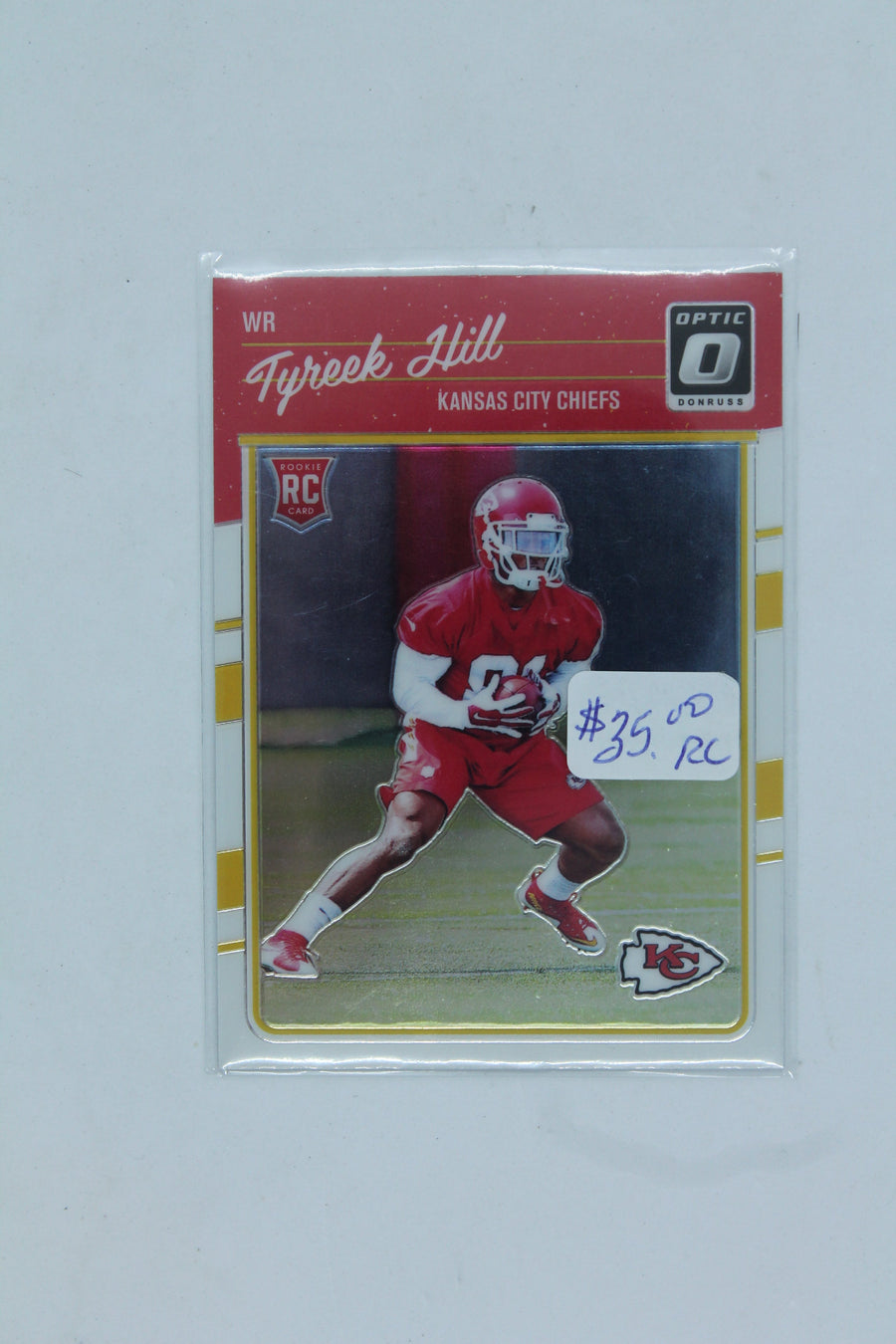 Tyreek Hill 2016 Donruss Optic Rookie Card