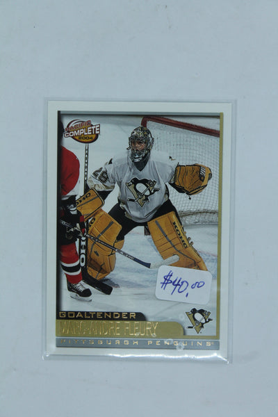 Marc-Andre Fleury 2003-04 Pacific Complete Rookie Card