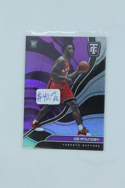 OG Anunoby 2017-18 Panini Totally Certified Purple Rookie Card #79/199