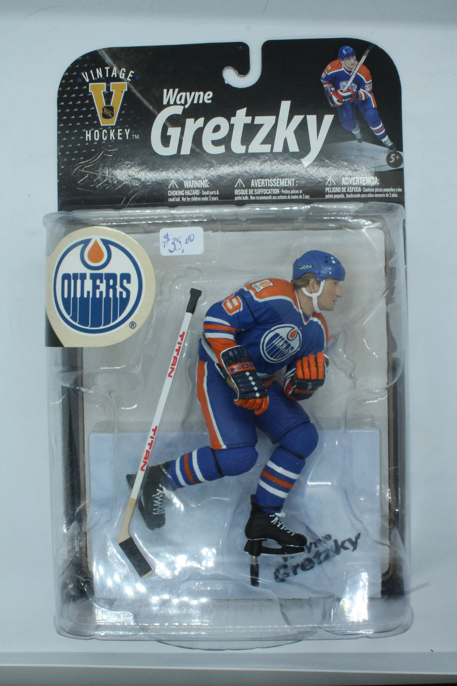 Wayne Gretzky (Edmonton Oilers) (Blue Jersey) 2017-18 NHL Legend 6