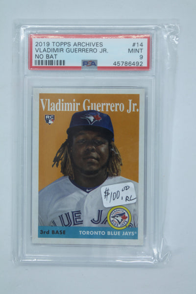 Vladimir Guerrero Jr. 2019 Topps Archives Rookie Card - PSA Mint 9