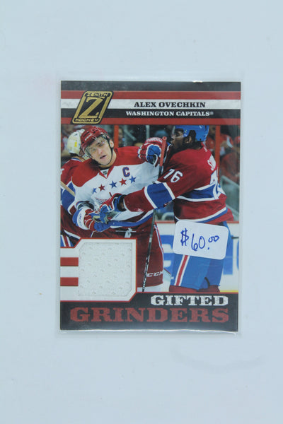 Alex Ovechkin 2010-11 Zenith - Gifted Grinders - Scraps #2  #257/299 Jersey Card