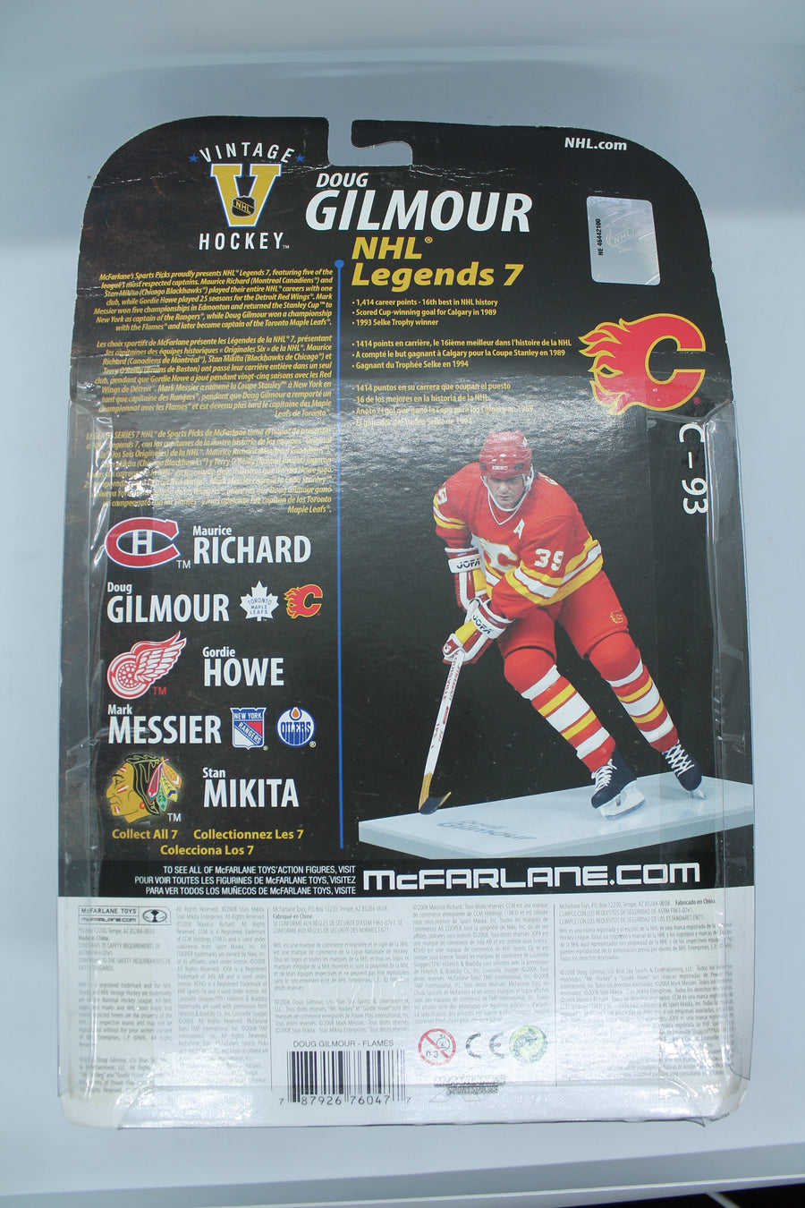 Doug Gilmour (Calgary Flames) - McFarlane's Sports Picks - NHL - NHL  Legends - Series 7 - McFarlane Action Figure