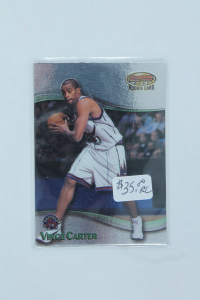 Vince Carter 1998-99 Bowman's Best Rookie Card