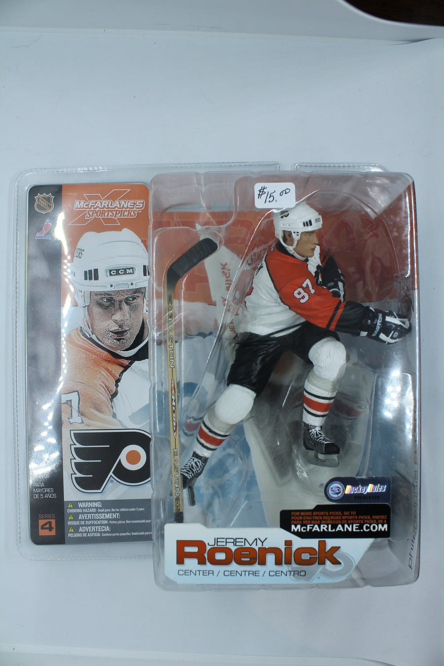 JEREMY ROENICK McFarlane Series 4 Figure PHILADELPHIA FLYERS Hockey