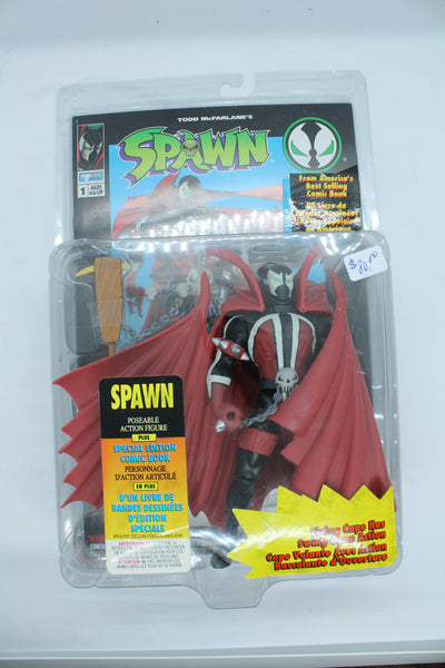 Todd McFarlane Spawn Original Action Figure (1994) plus Special Edition Comic Book