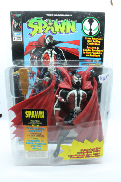Todd McFarlane Spawn Original Action Figure (1994) plus Special Edition Comic Book