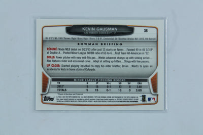 Kevin Gausman  2013 Topps Chrome Rookie Card