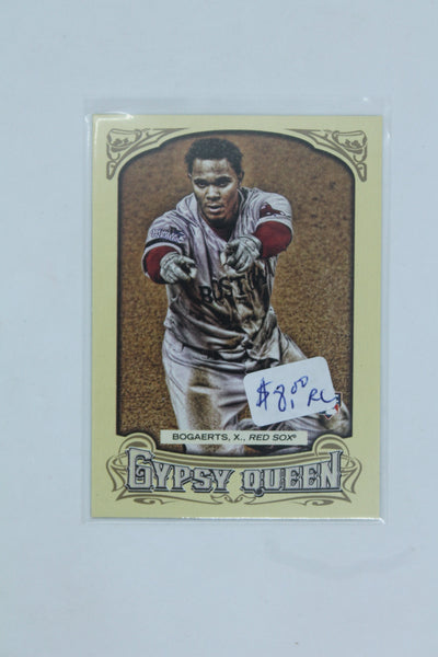 Xander Bogaerts 2014 Topps Gypsy Queen - (Pointing) Rookie Card