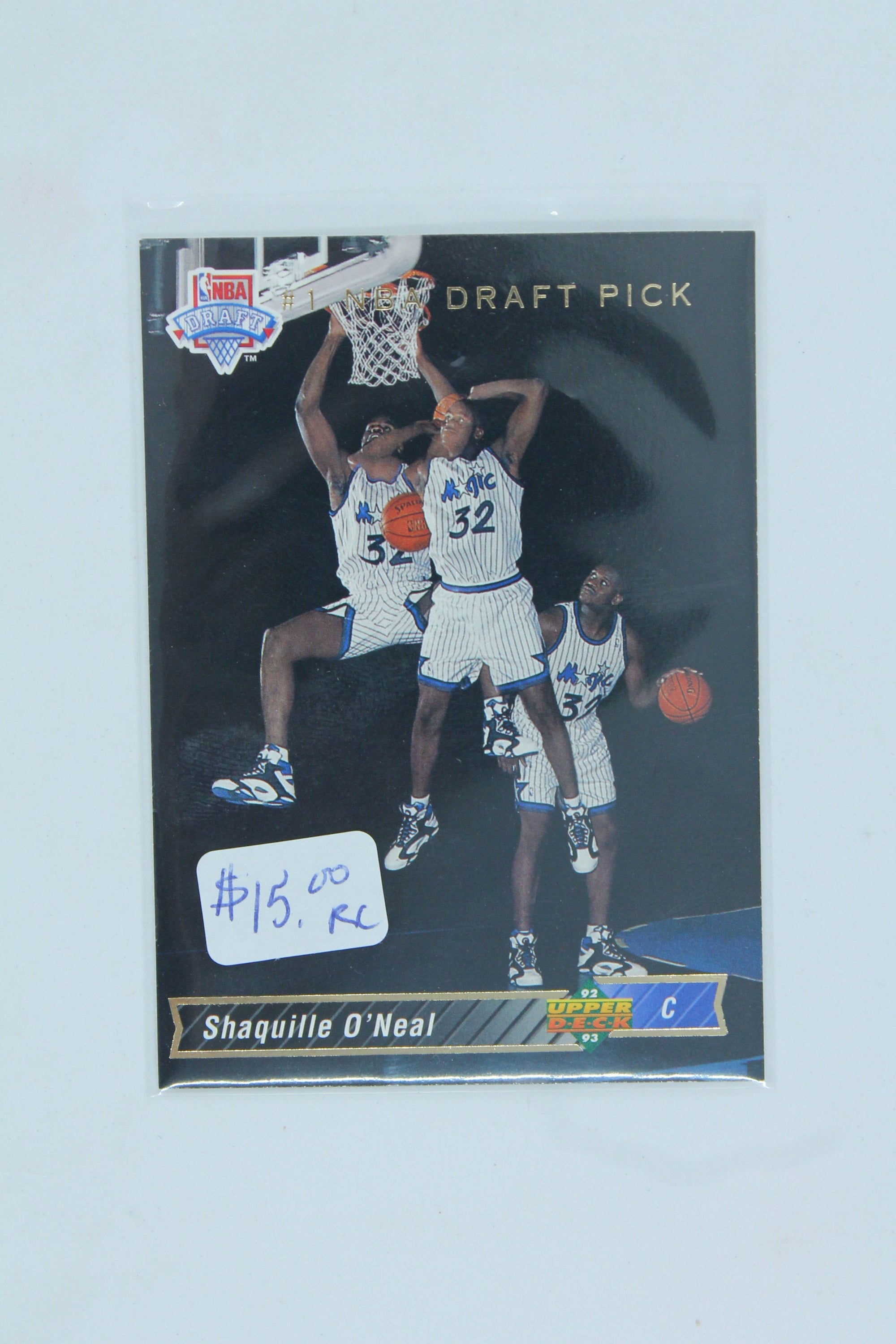 Shaquille O'Neal Upper Deck Trade Card Rookie Card #1