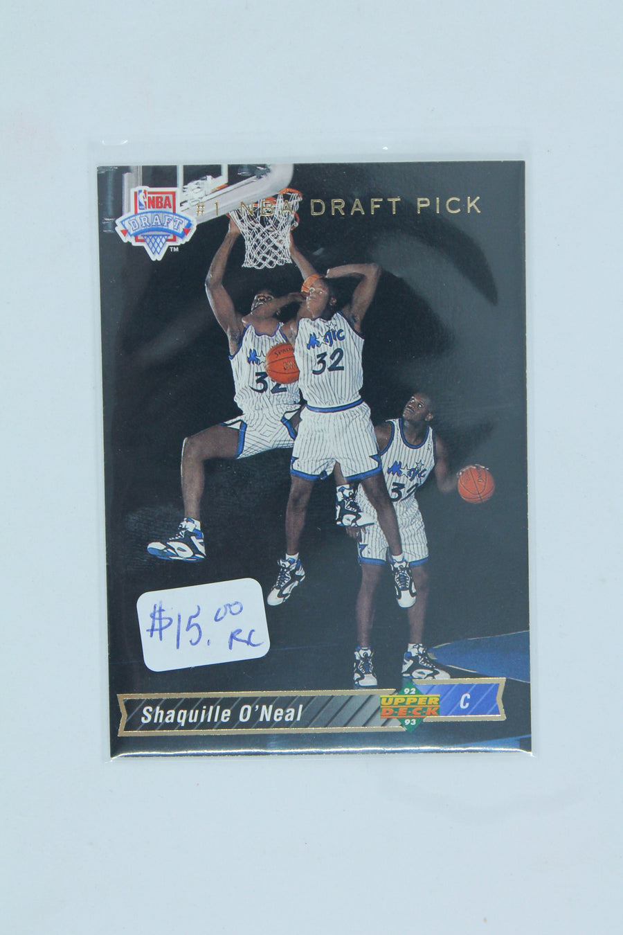 Shaquille O'Neal Upper Deck Trade Card Rookie Card #1