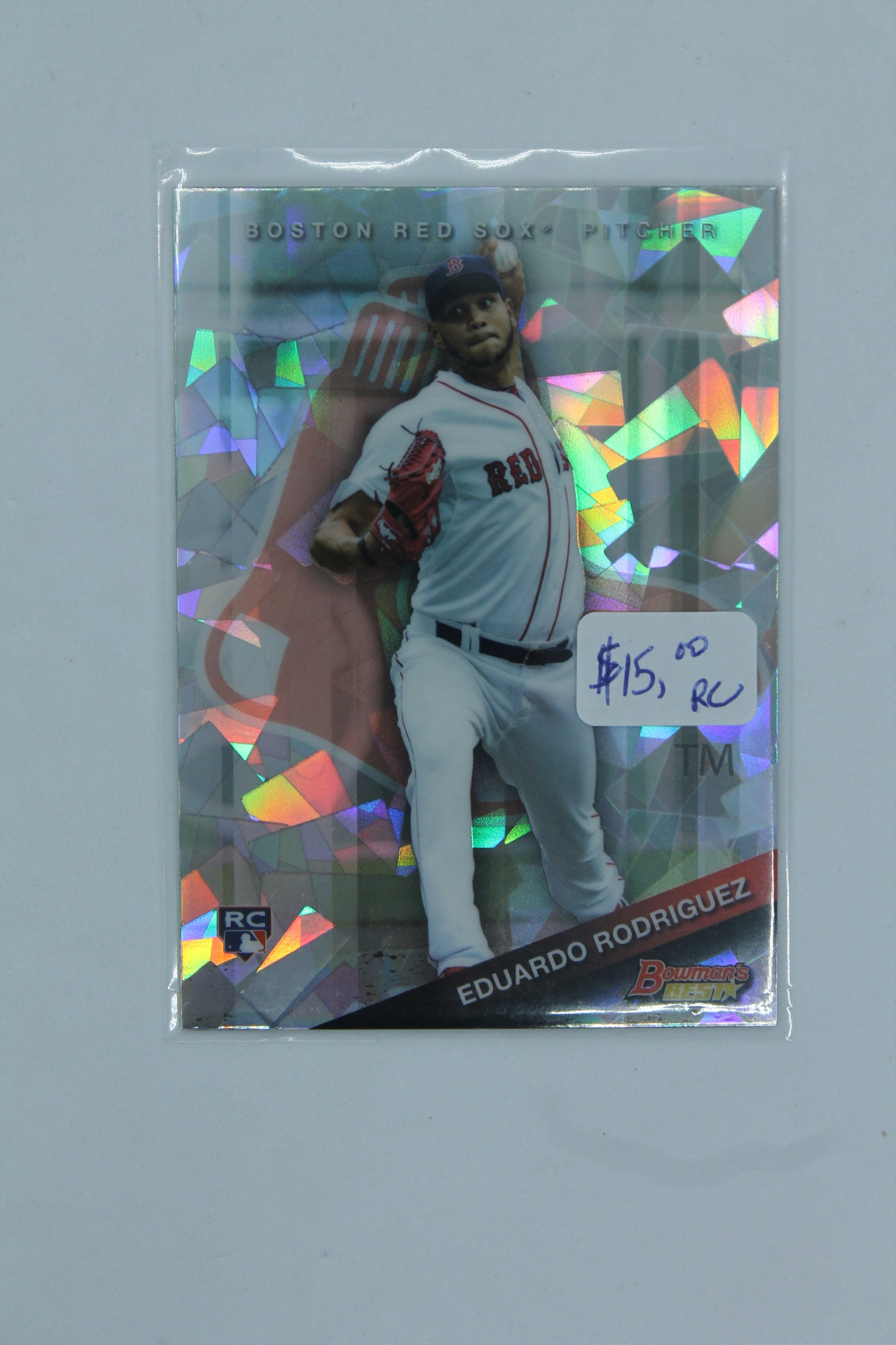 2015 Bowman's Best - [Base] - Atomic Refractor #71 Eduardo Rodriguez Rookie Card