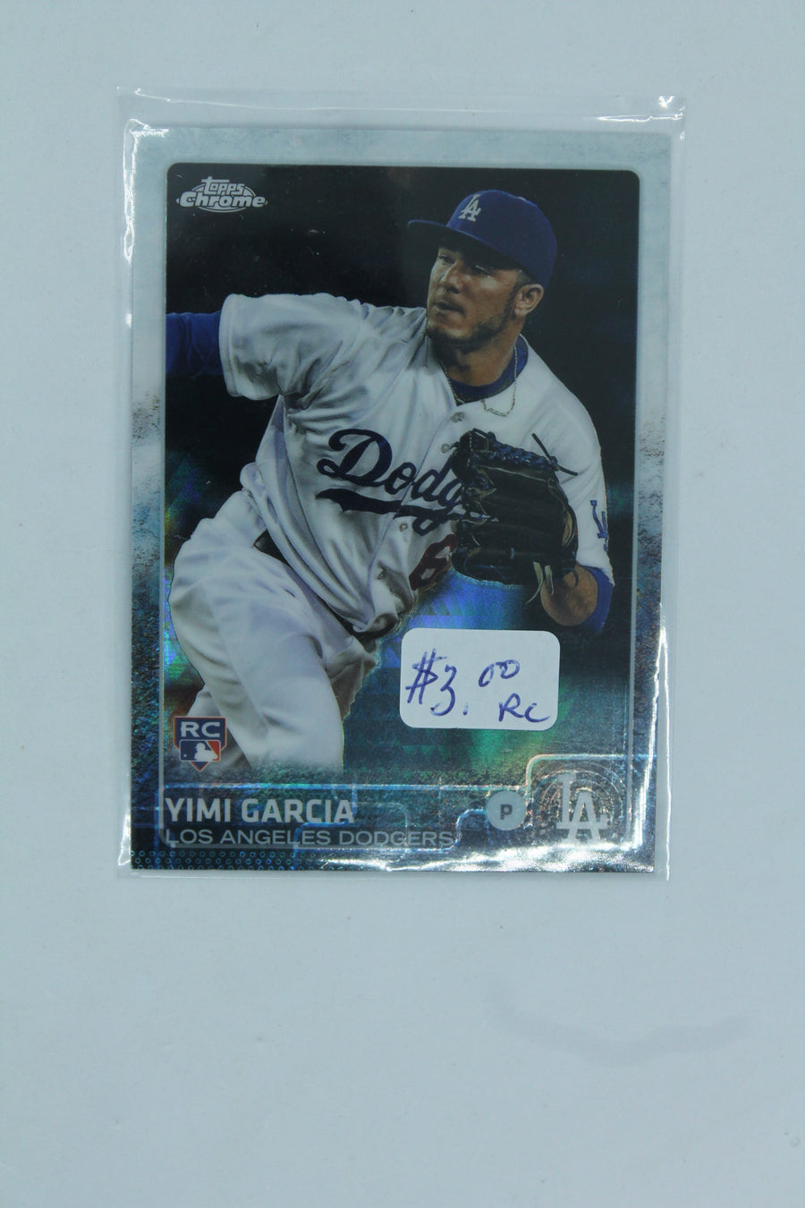 Yimi Garcia 2015 Topps Chrome Prism Refractor Rookie Card