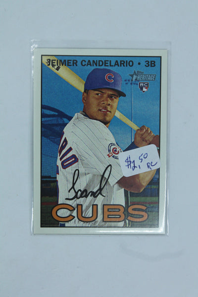 Jeimer Candelario 2016 Topps Heritage High Number Rookie Card