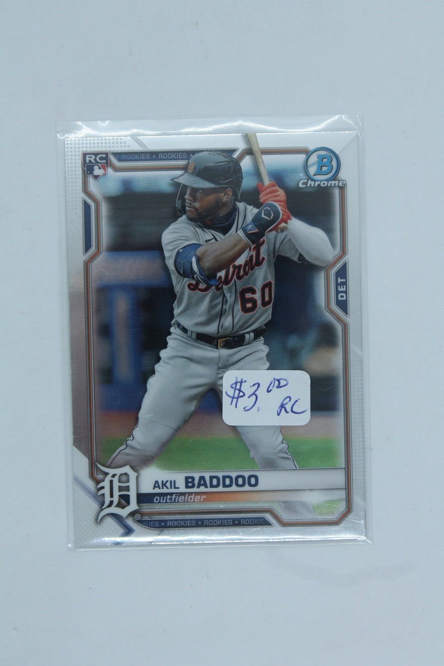 Akil Baddoo 2021 Bowman Chrome Rookie Card