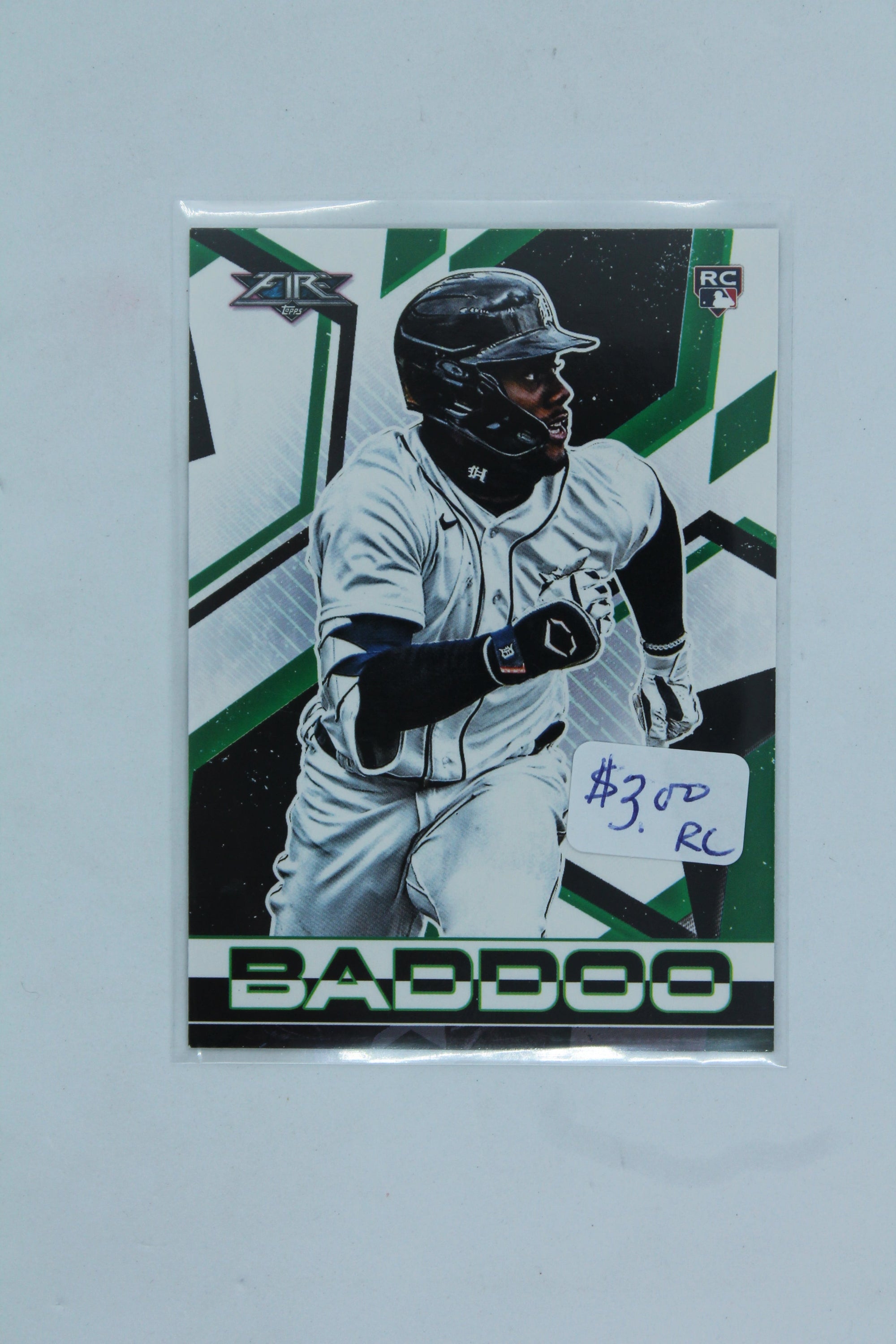 Akil Baddoo 2021 Topps Fire  Rookie Card