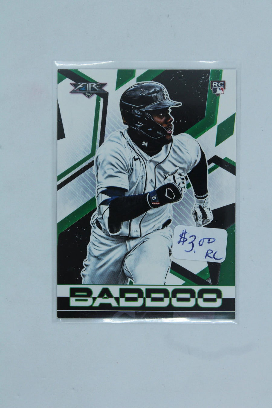 Akil Baddoo 2021 Topps Fire  Rookie Card