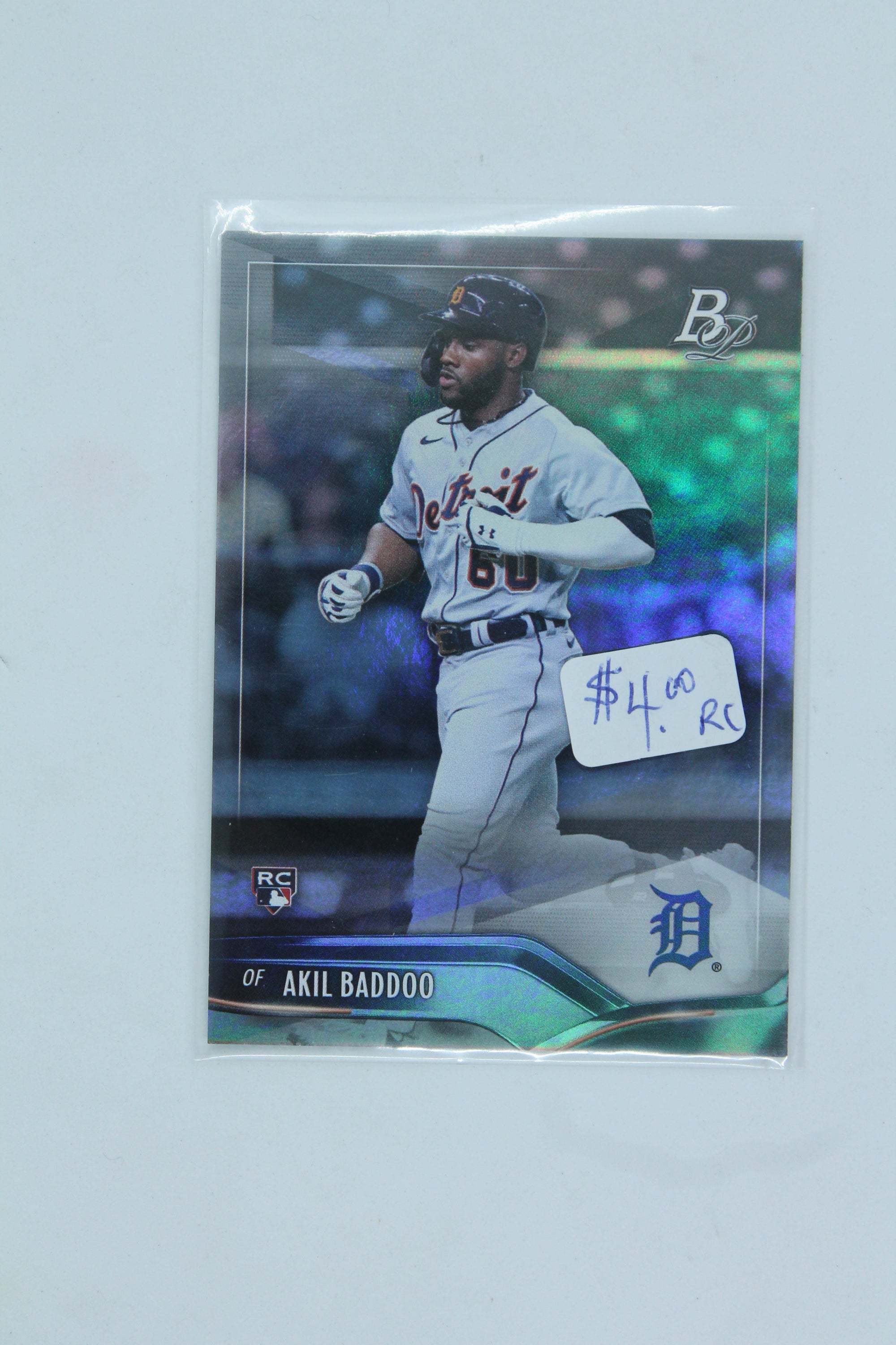 Akil Baddoo 2021 Bowman Platinum Rookie Card