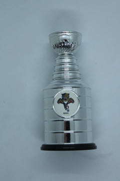 BOSTON BRUINS MINI STANLEY CUP NHL HOCKEY TROPHY LABATT'S BLUE