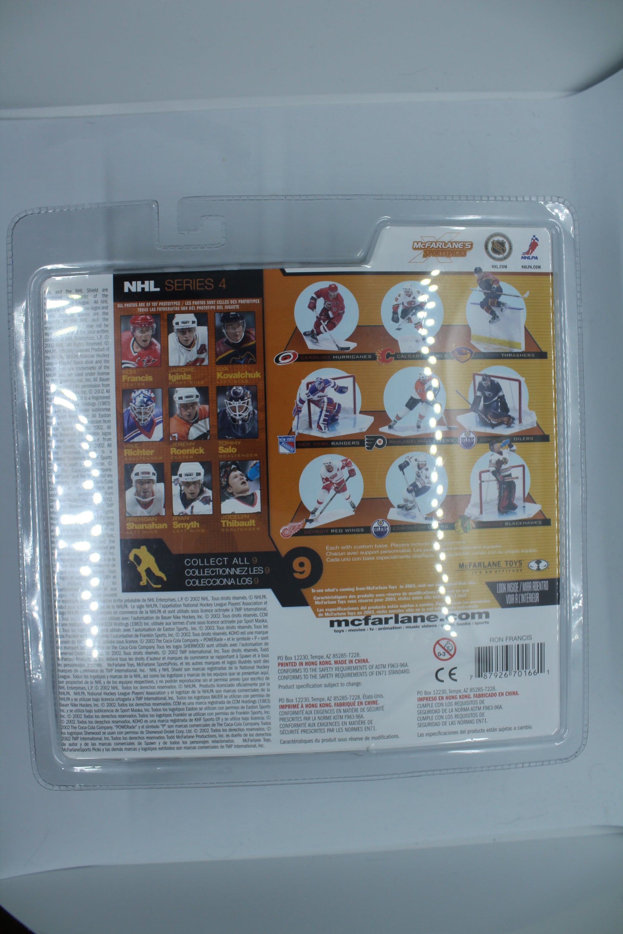 Carolina Hurricanes NHL Ron Francis McFarlane Series 4 White Variant Figure