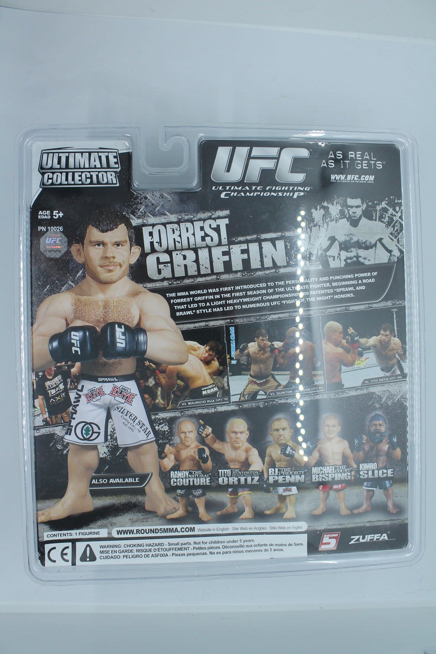 Forrest Griffin Round 5 Series 2 MMA UFC Ultimate Collector 2009 ACTION FIGURE