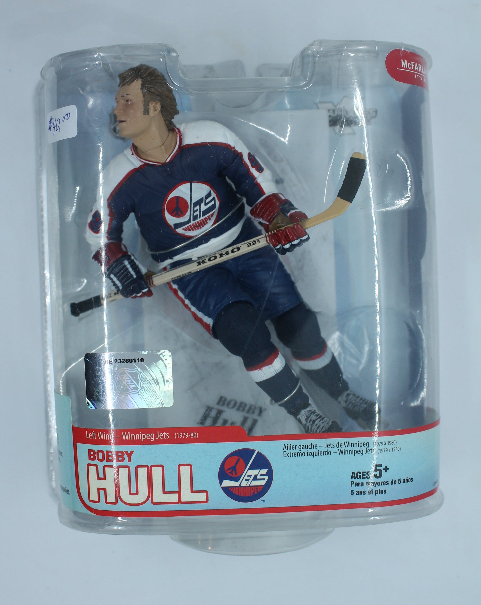 Bobby Hull NHL McFarlane Action Figure Winnipeg Jets - Legend Series 5
