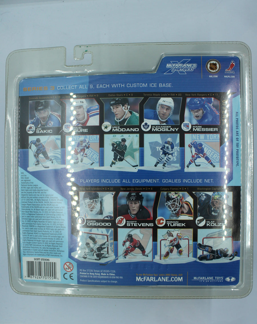 Scott Stevens NHL Sportspicks Series 3 (New Jersey Devils) White Jersey Variant