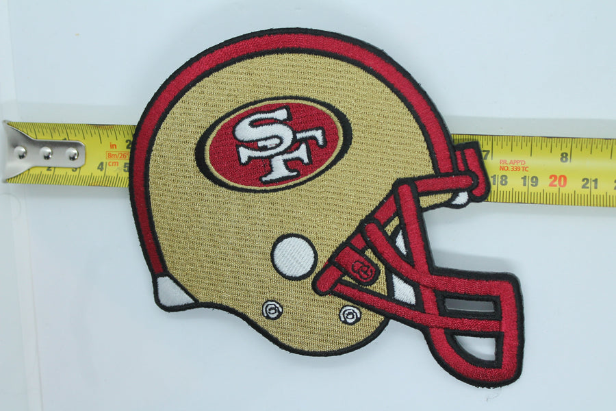 49ers patch iron on NFL San Francisco DIY helmet