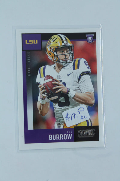 Joe Burrow 2020 Score Rookies Rookie Card