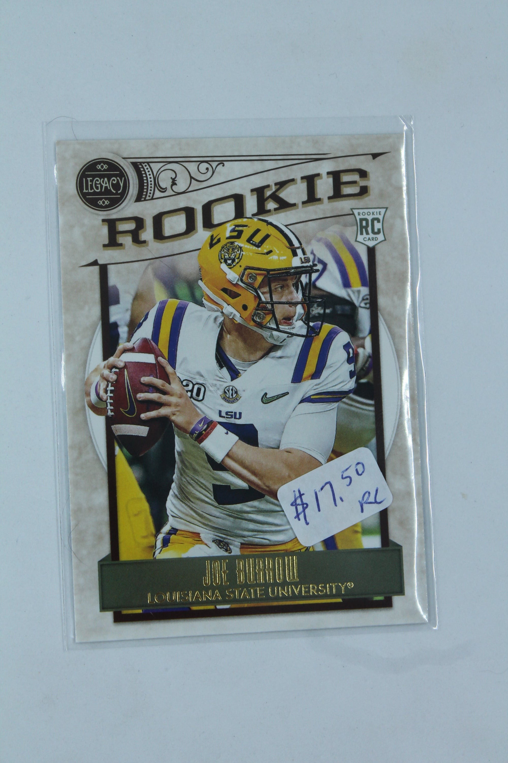 Joe Burrow 2020 Panini Legacy Rookies Rookie Card