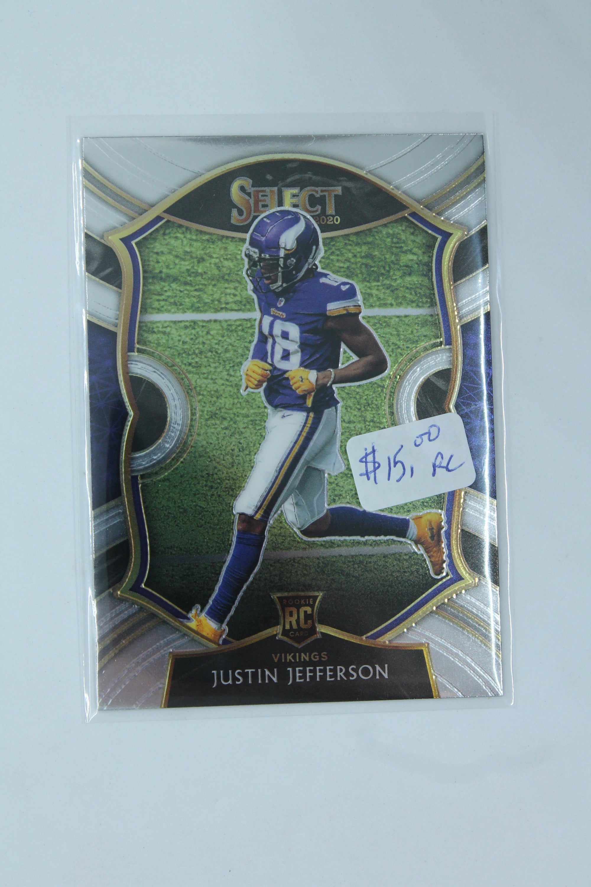 Justin Jefferson 2020 Panini Select Concourse Rookie Card
