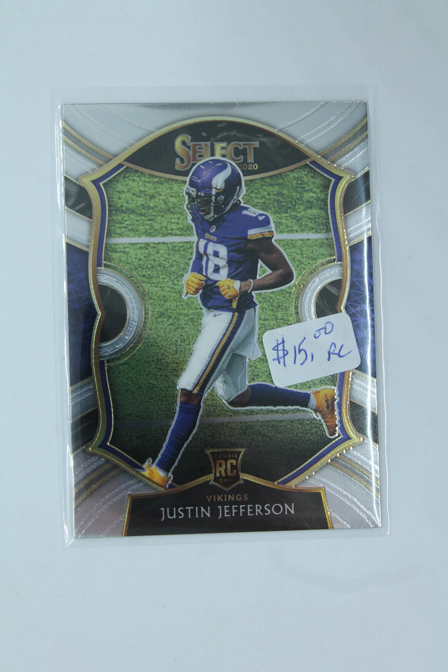 Justin Jefferson 2020 Panini Select Concourse Rookie Card