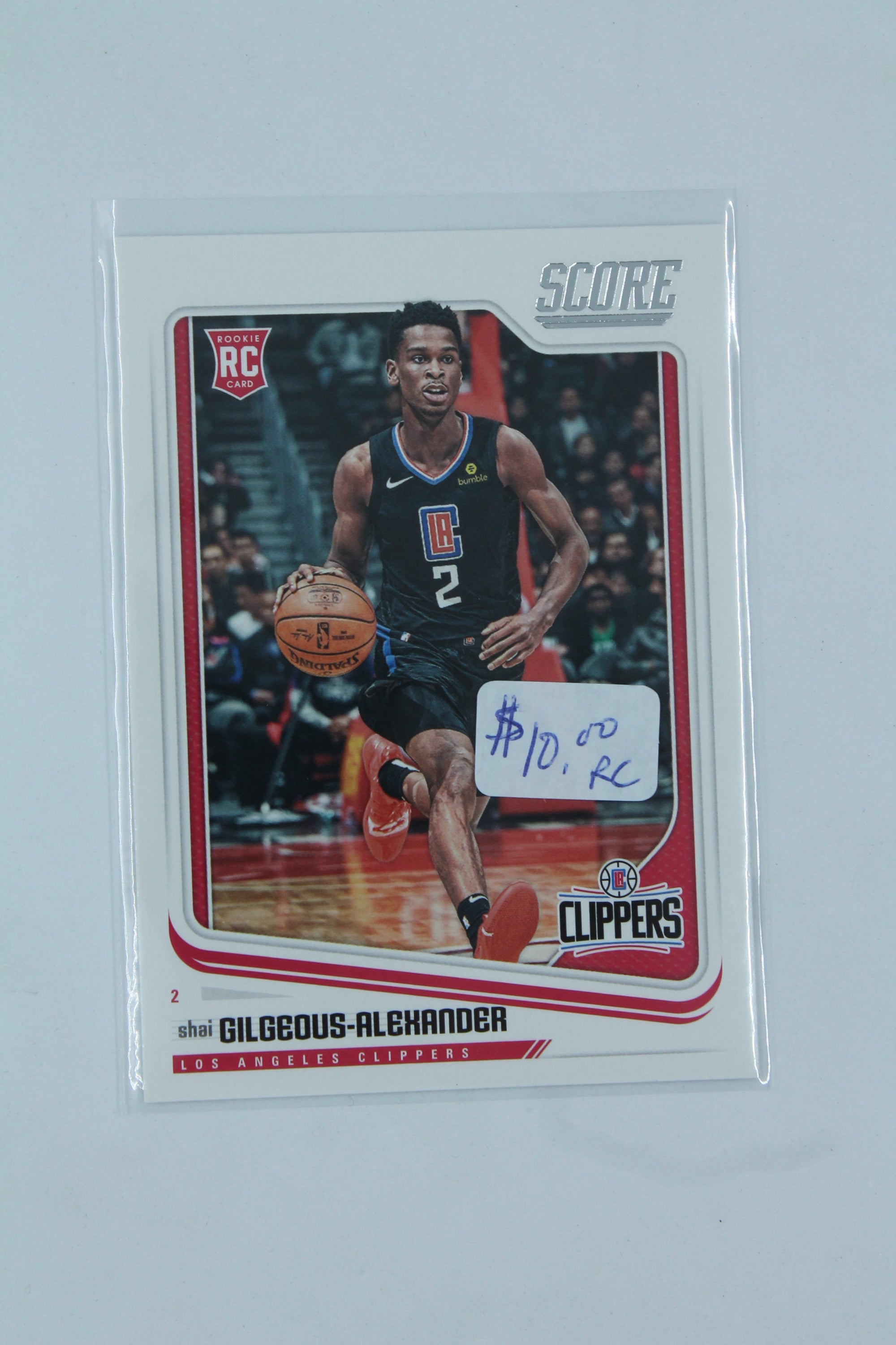 Shai Gilgeous Alexander 2018 Panini Chronicles Score Rookie Card