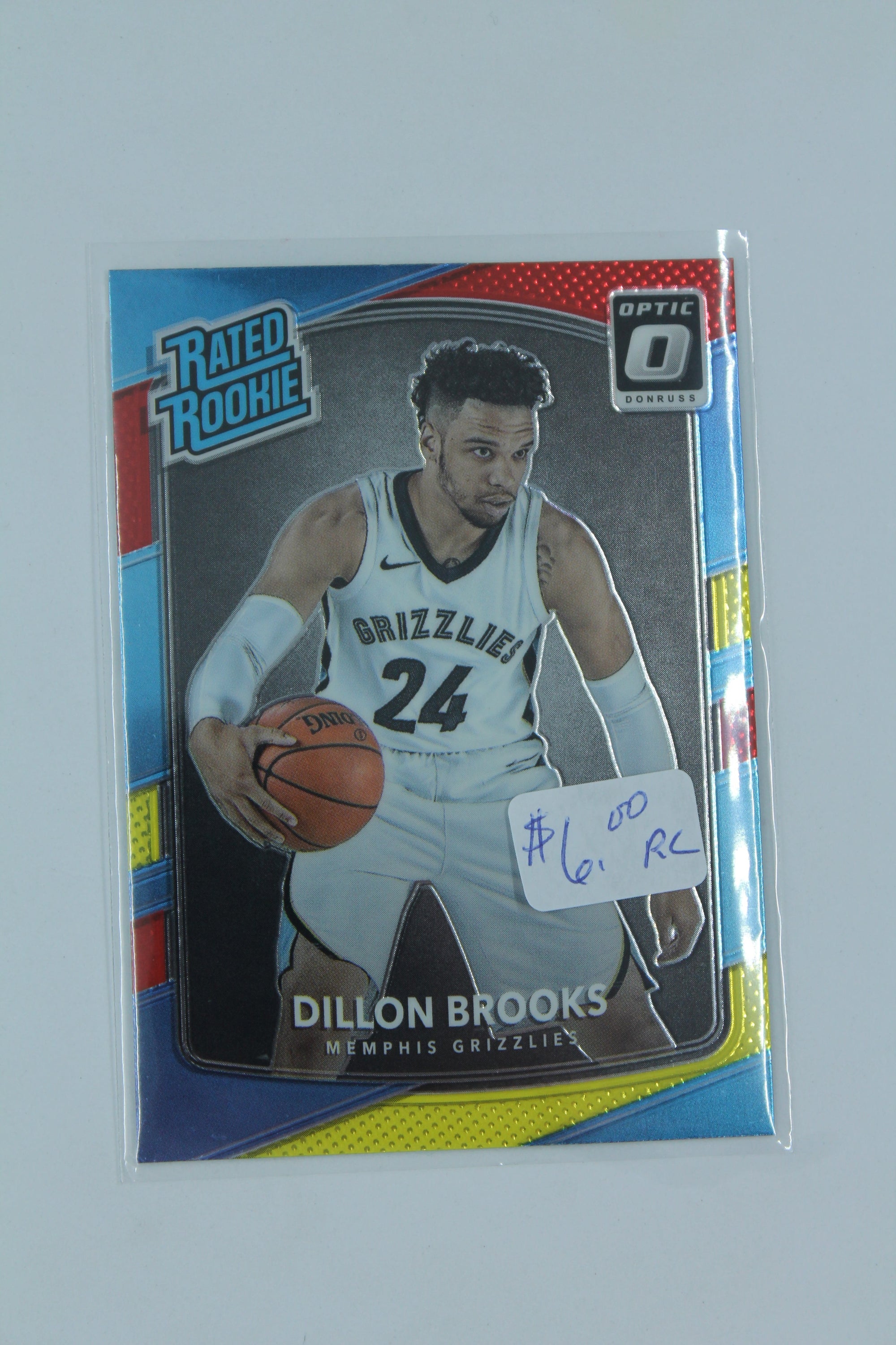 Dillon Brooks 2017-18 Panini Donruss Optic - Mega Box Red/Yellow Rated Rookie - Rookie Card