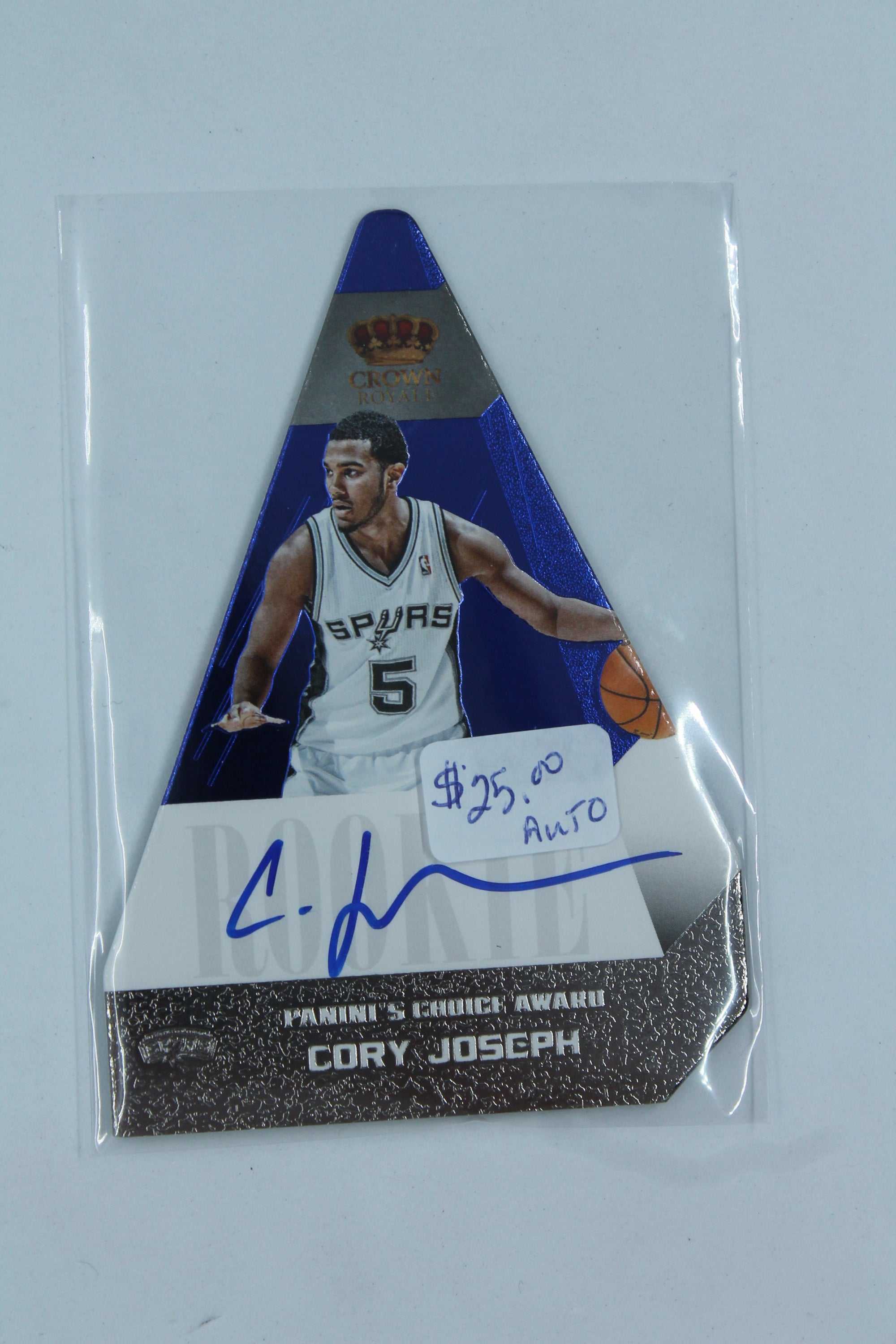 Cory Joseph 2012-13 Panini Preferred - Autographed Rookie Year Card #15/49