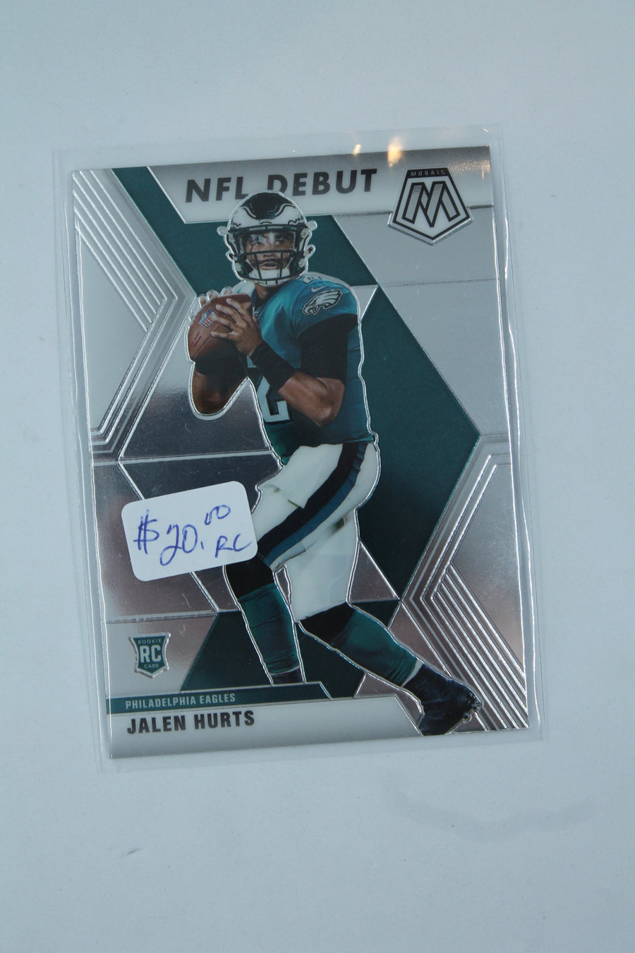 NFL Jalen Hurts Panini Mosaic Rookie Card - Philadelphia Eagles
