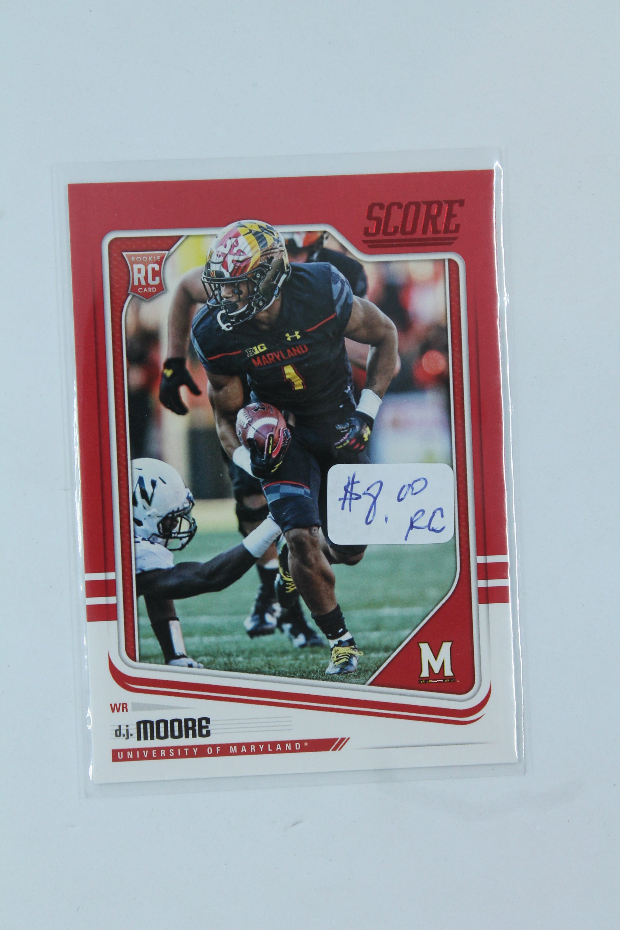D.J. Moore 2018 Score - Red Rookies - Rookie Card