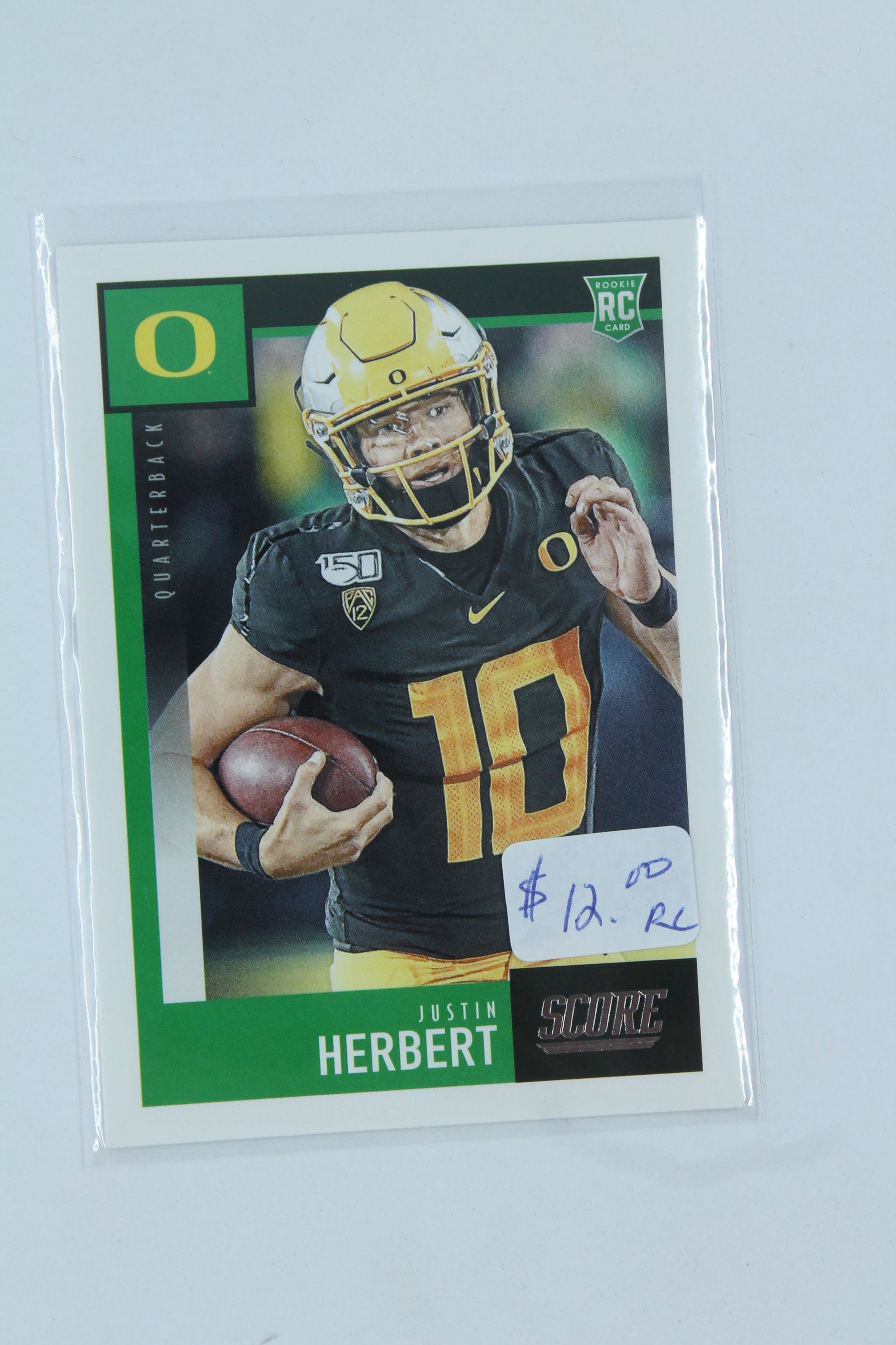 Justin Herbert 2020 Panini Score - Rookies Rookie Card