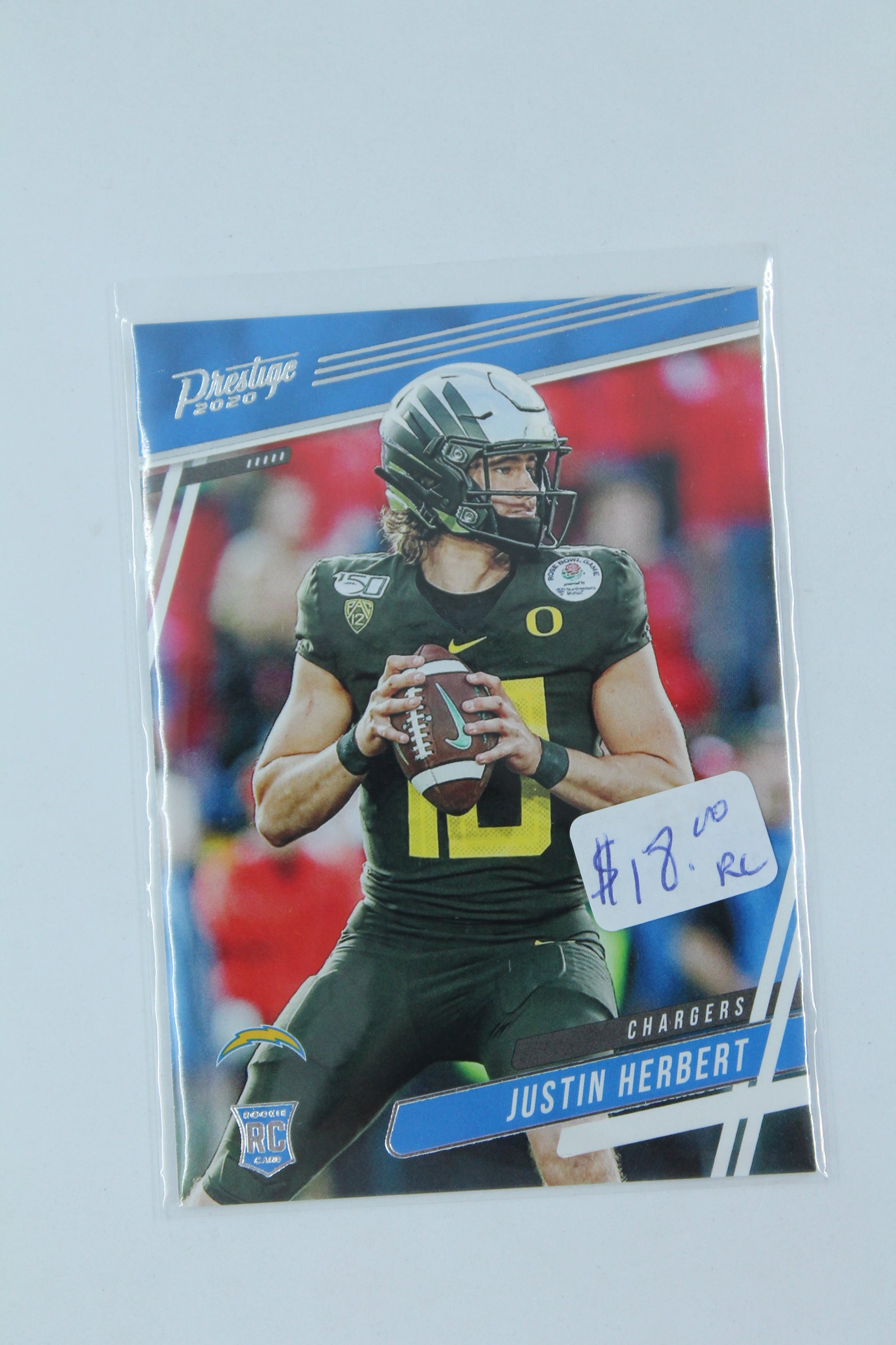 Justin Herbert 2020 Panini Prestige - Rookies Rookie Card