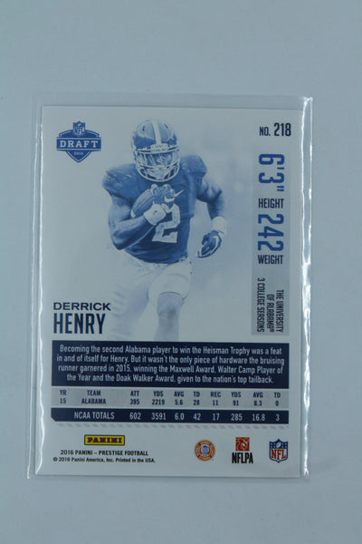 Derrick Henry 2016 Panini Prestige Rookie Card