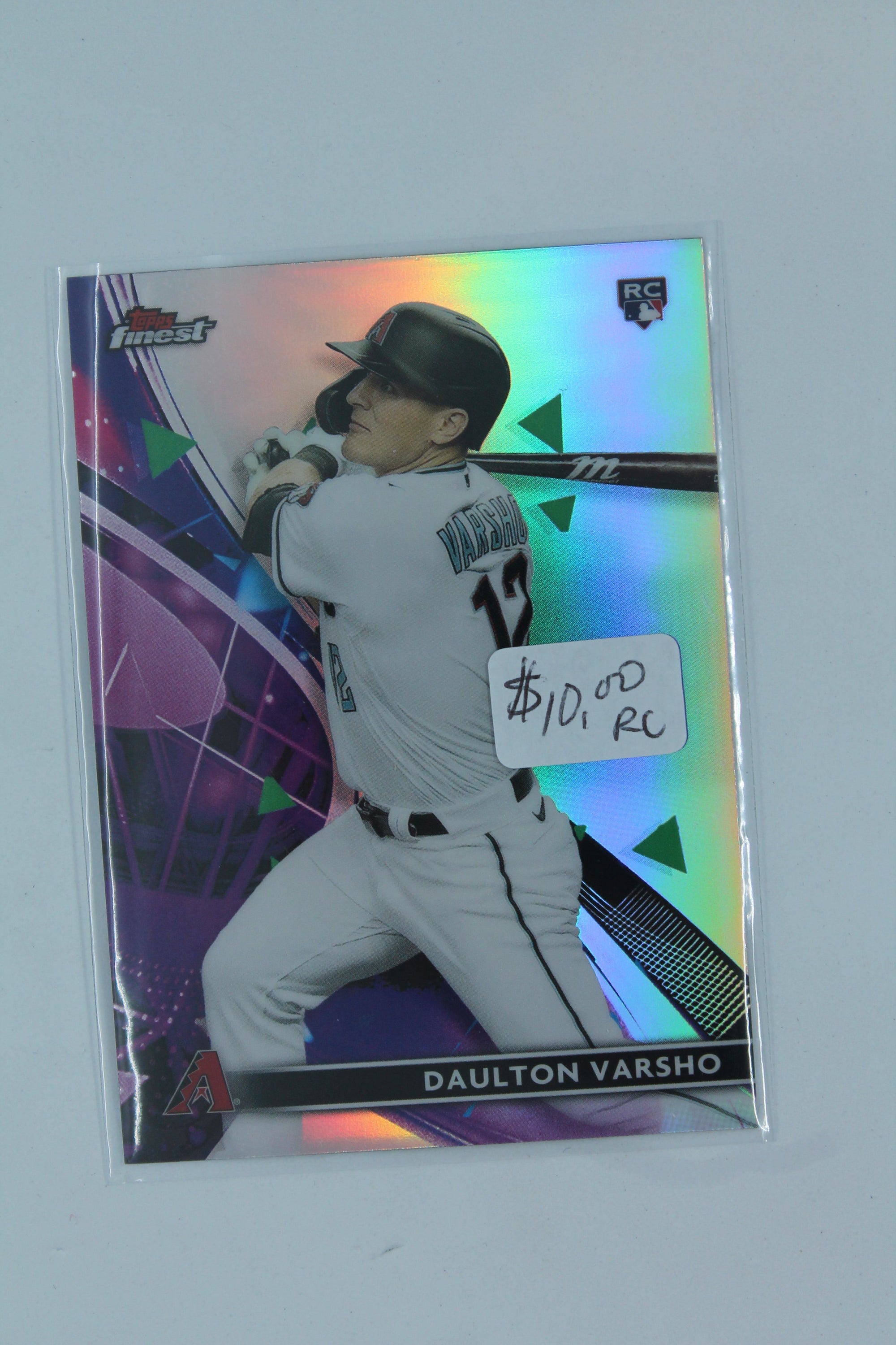 Daulton Varsho 2021 Topps Finest Refractor Rookie Card