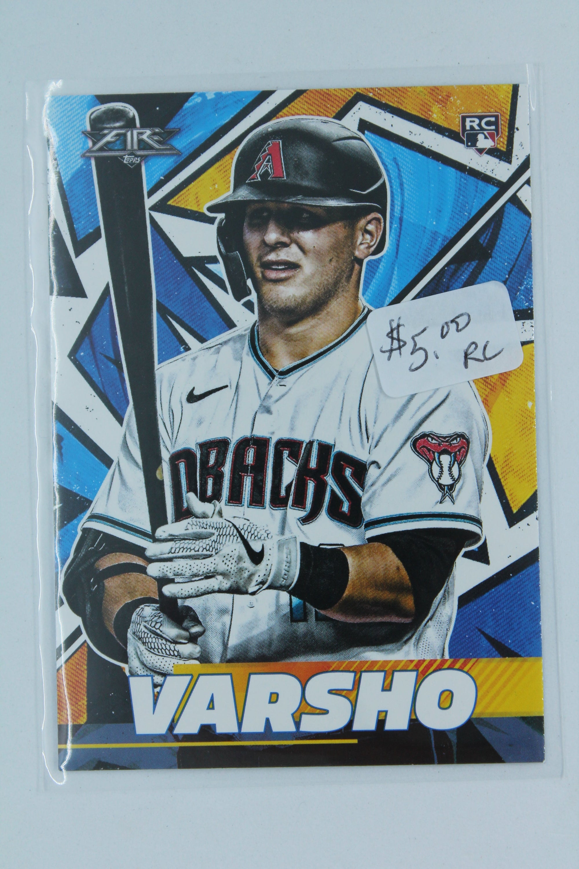 Daulton Varsho 2021 Topps Fire Rookie Card