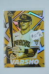 Daulton Varsho 2021 Topps Fire Gold Minted Rookie Card