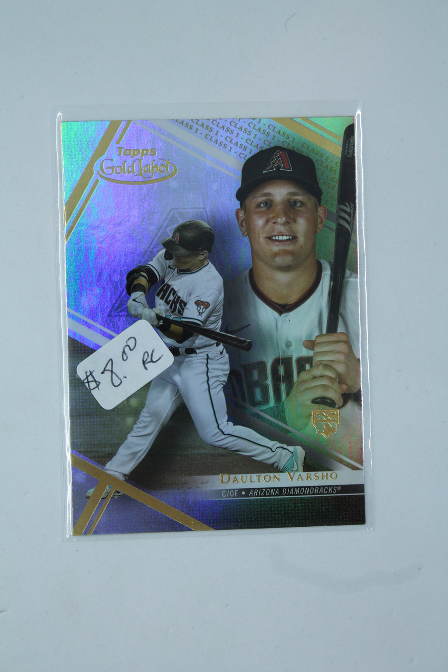 Daulton Varsho 2021 Topps Gold Label Rookie Card