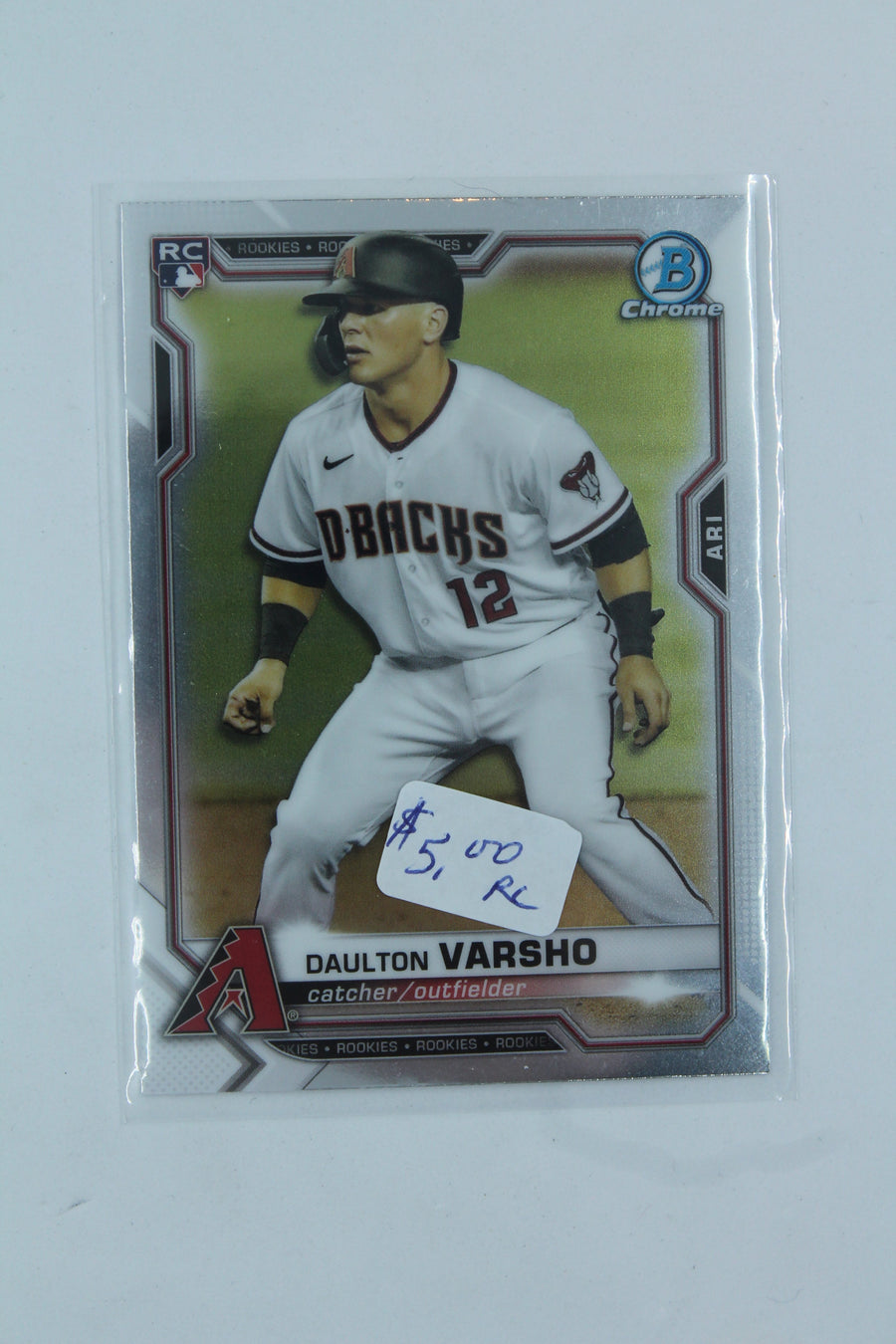 Daulton Varsho 2021 Bowman Chrome Rookie Card