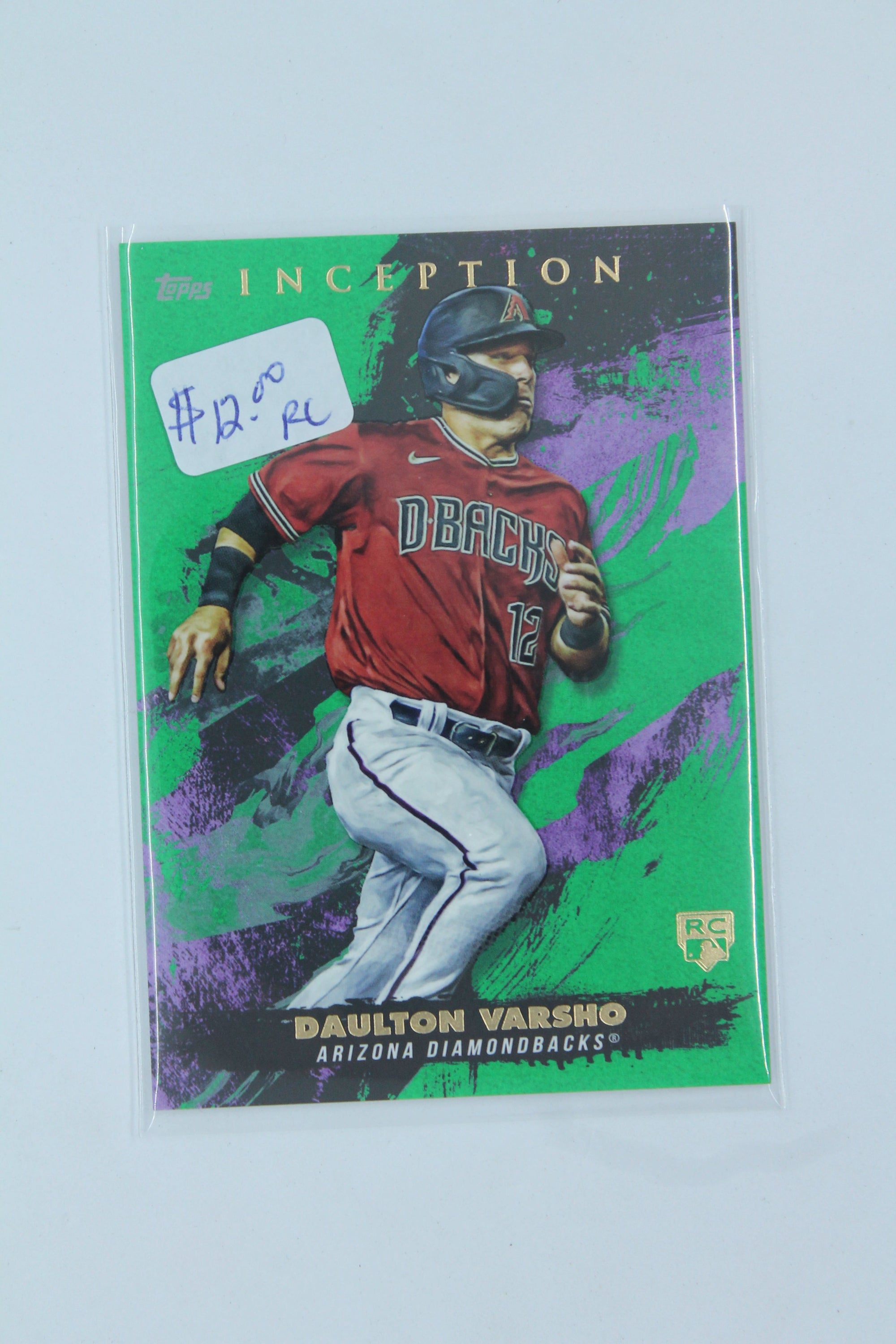 Daulton Varsho 2021 Topps Inception Green Rookie Card