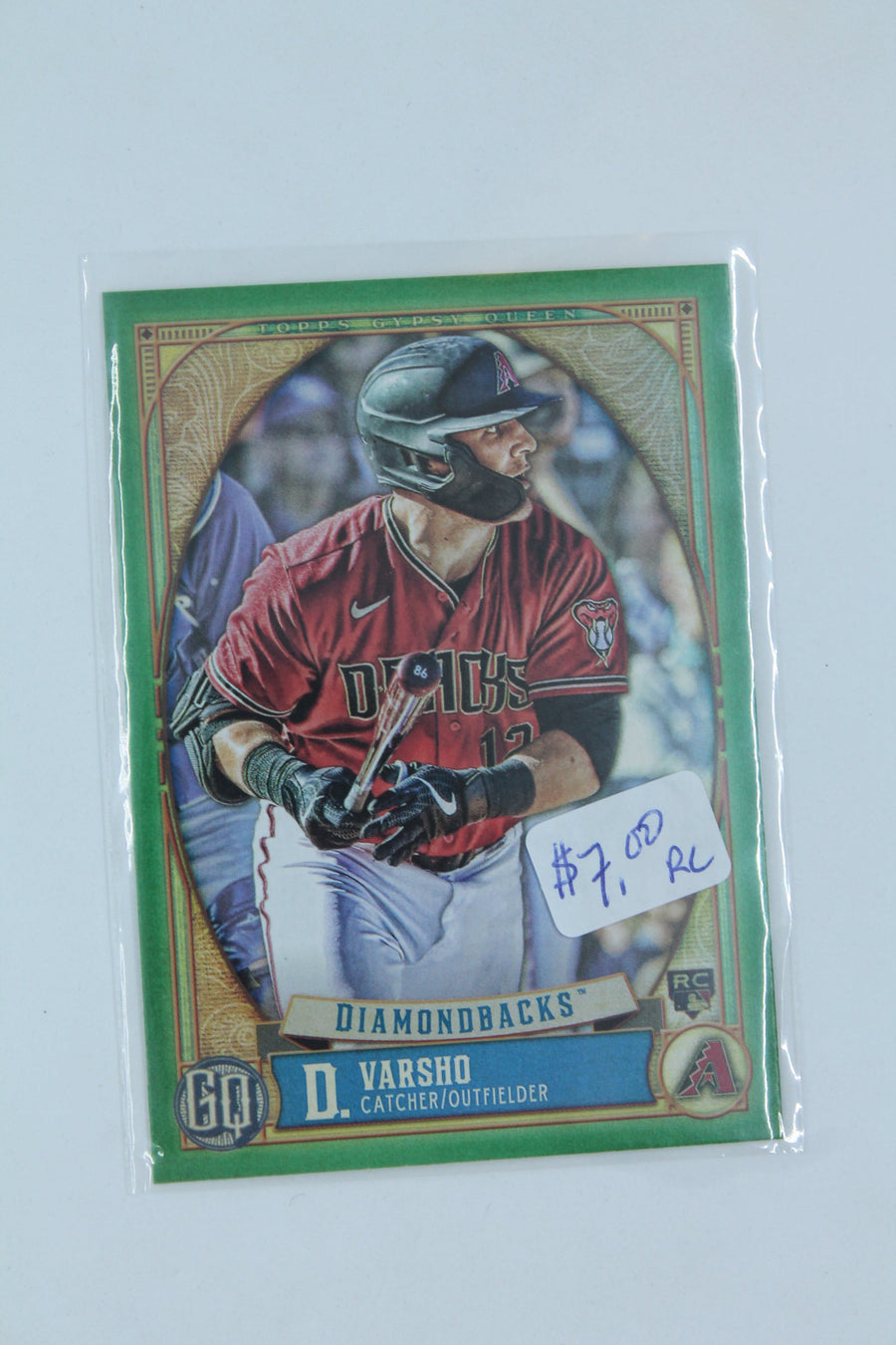 Daulton Varsho 2021 Topps Gypsy Queen Green Rookie Card